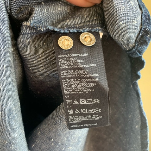 NWT TOMMY HILFIGER Denim Pullover Dress - Picture 6 of 8